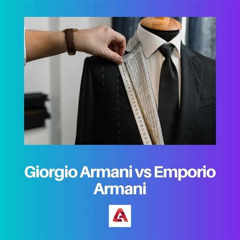 emporio armani vs giorgio armani